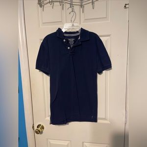 Duck Head Jeans Navy Blue Short Sleeve Comfort Fit Casual Polo Golf Shirt Medium